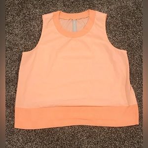 Athleta Zephyr Shell Tank Top. Size S. Color Coral.